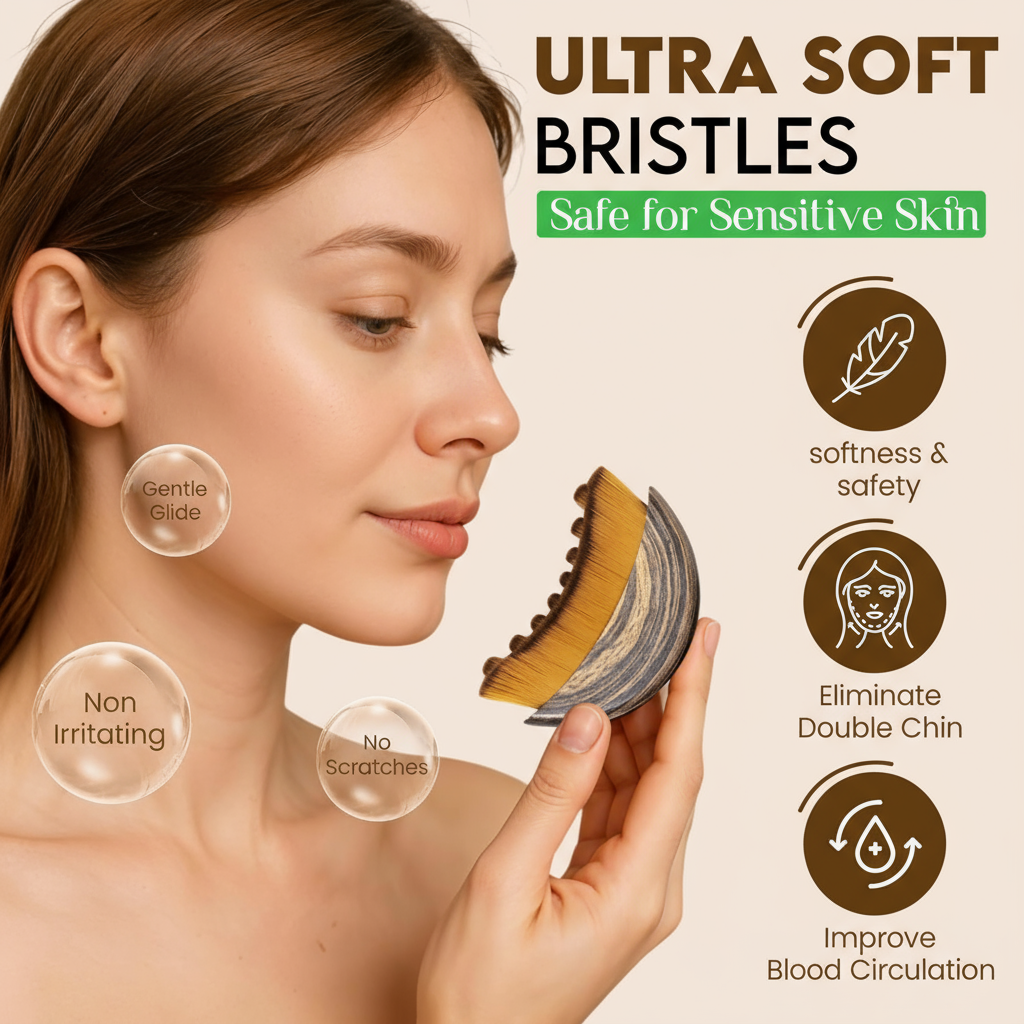 Lymphatic Contour Face Brush + Free Ebook