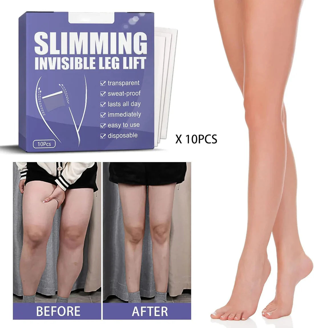 InvisTight™ - Invisible Thigh Lift Patches for Instant Confidence (1+2 Free)