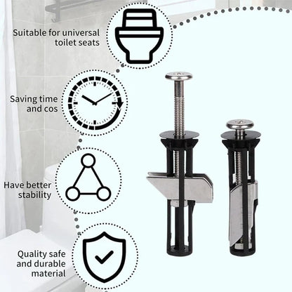 ToiletLock™ – Heavy-Duty Toilet Seat Bolt (1+1 Free)